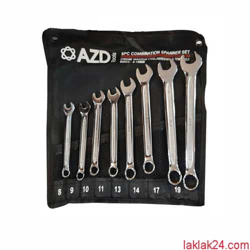 آچار یکسر رینگی 8 تایی کیفی AZD — تصویر ۲