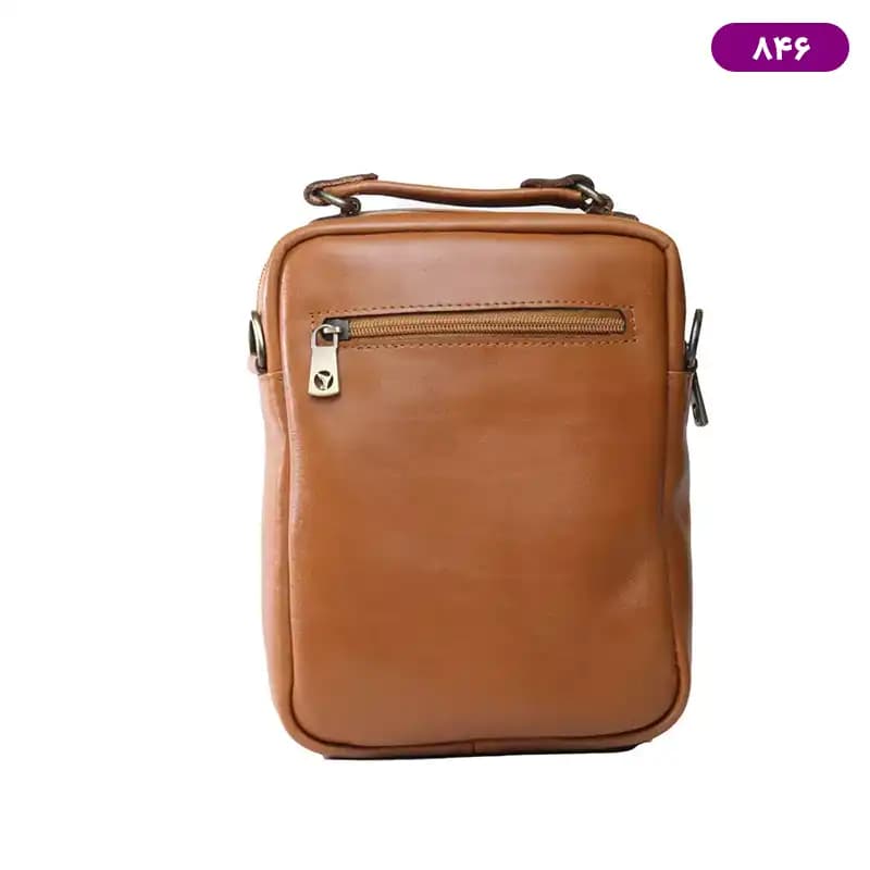 کیف دوشی چرم طبیعی چرمسال مدل 846 — تصویر ۵