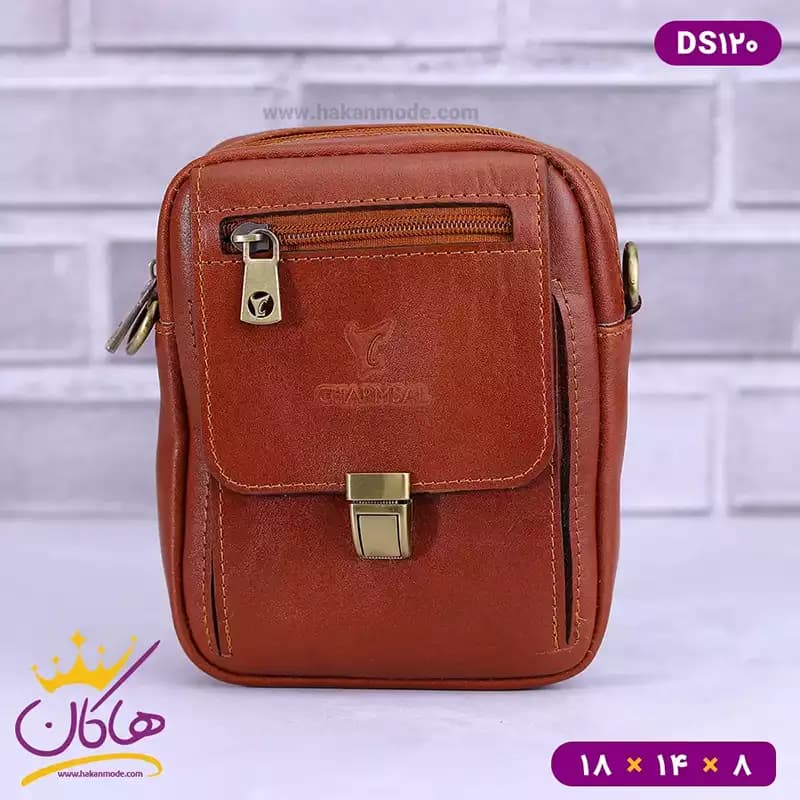کیف دوشی چرمی کوچک چرمسال | DS120 — تصویر ۴