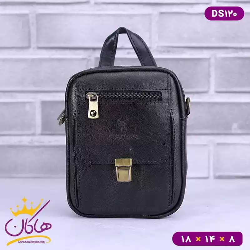 کیف دوشی چرمی کوچک چرمسال | DS120 — تصویر ۳