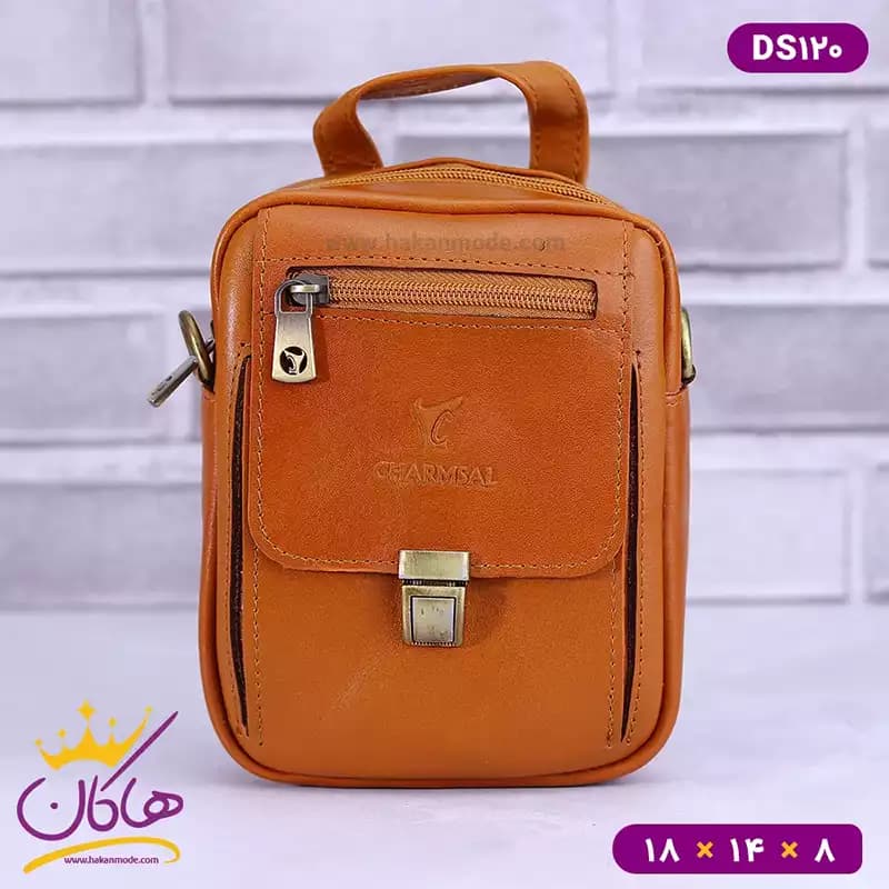 کیف دوشی چرمی کوچک چرمسال | DS120 — تصویر ۵