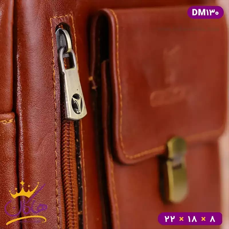 کیف چرمسال دوشی سایز متوسط | DM130 — تصویر ۸
