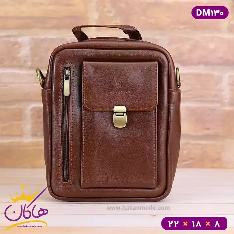 کیف چرمسال دوشی سایز متوسط | DM130 — تصویر ۴