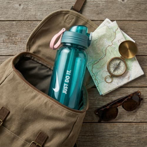 قمقمه ورزشی نایک مدل Just Do It نشکن ضدنشت دسته دار — تصویر ۵
