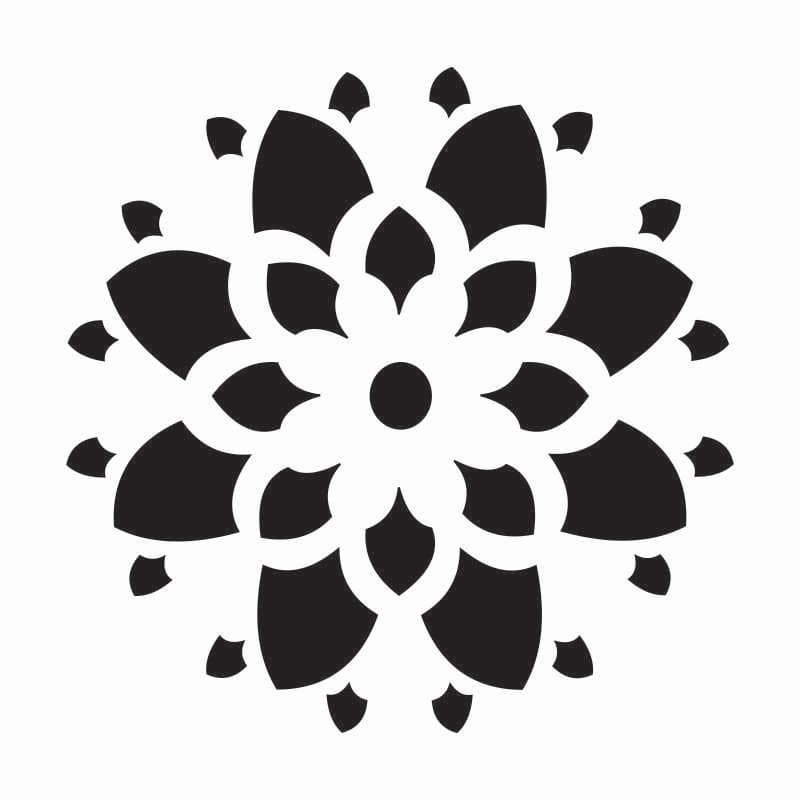 شابلون کد J 43 ابعاد 40*40
