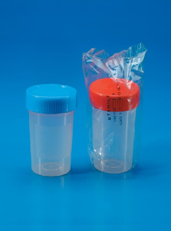 ظرف نمونه گیری غیر استریل شفاف