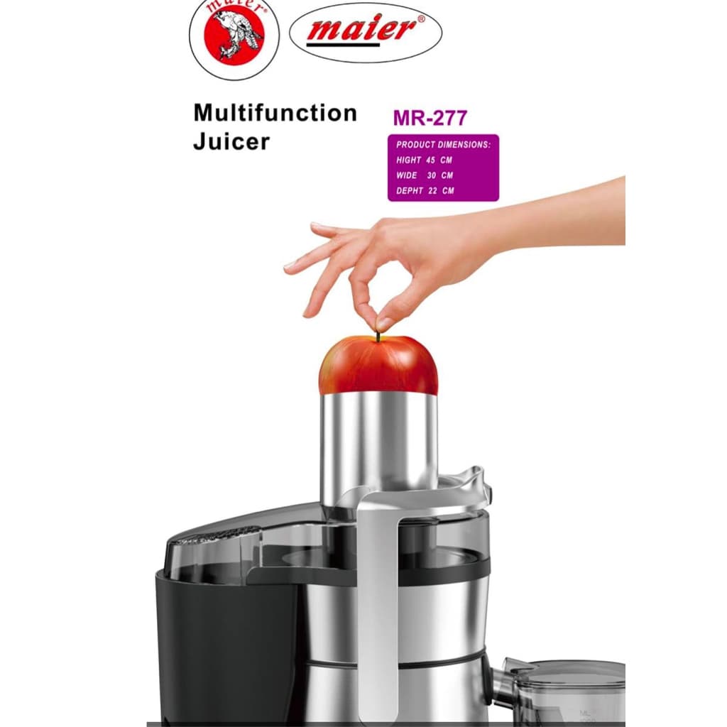 آبمیوه گیری مایر مدل MR-277 — تصویر ۲