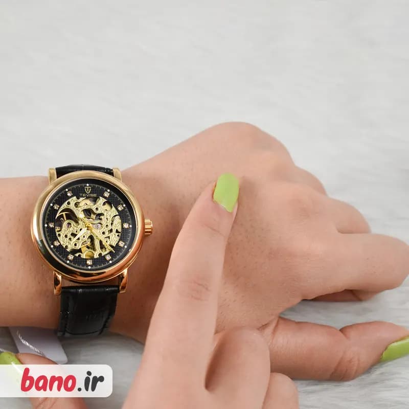 ساعت مچی عقربه ای اتوماتیک تویس مدل Tevise T8462 — تصویر ۸