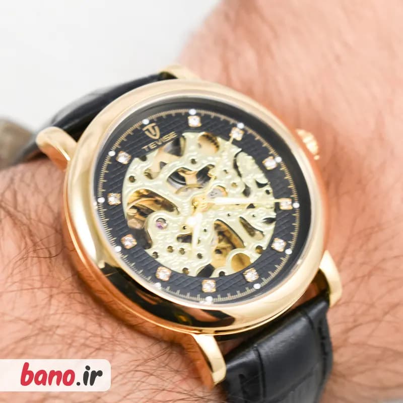 ساعت مچی عقربه ای اتوماتیک تویس مدل Tevise T8462 — تصویر ۶