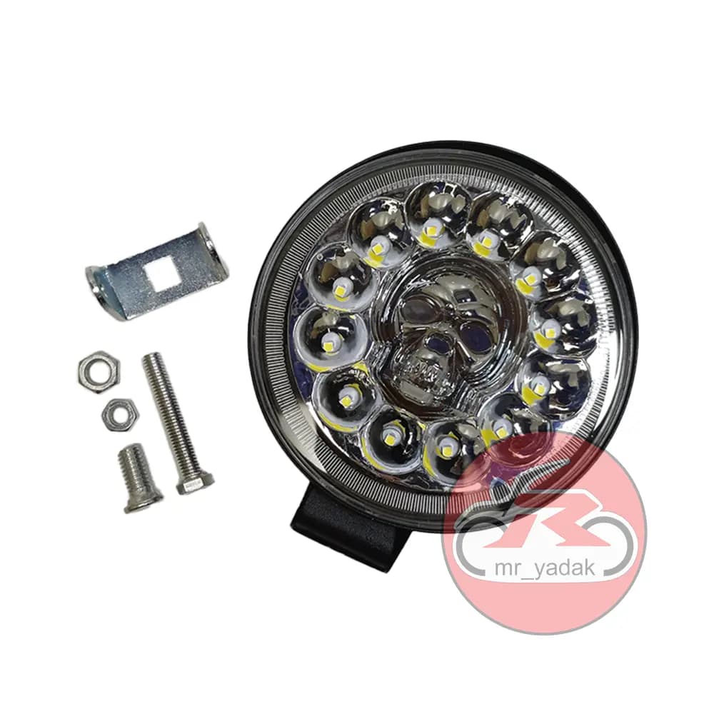 پروژکتور گرد LED مدل اسکلتی مناسب موتور و ماشین کد ۶۷