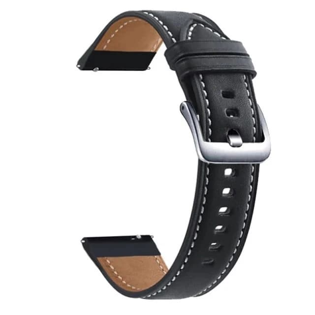 بند مدل Lea-ther مناسب برای ساعت هوشمند سامسونگ Galaxy Watch Active / Active 2 40mm / Active 2 44mm / Gear S2 / Watch 3 size 41mm کد3977