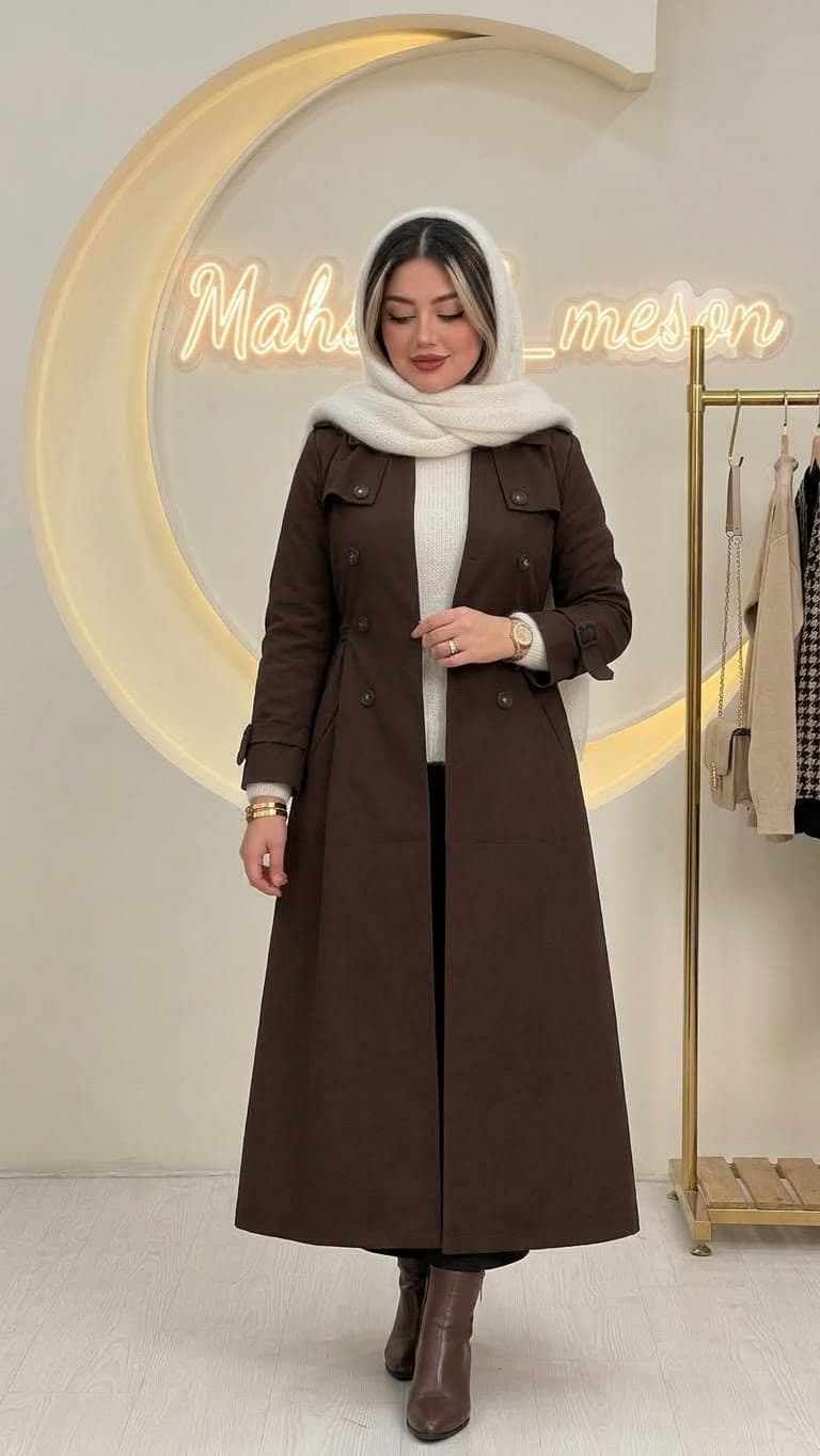 بارونی آستردار پریوش🍂