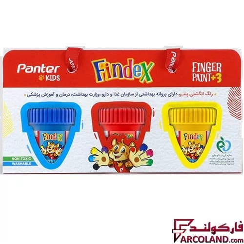 رنگ انگشتی 3 رنگ پنتر مدل فیندکس کد FP105 — تصویر ۳