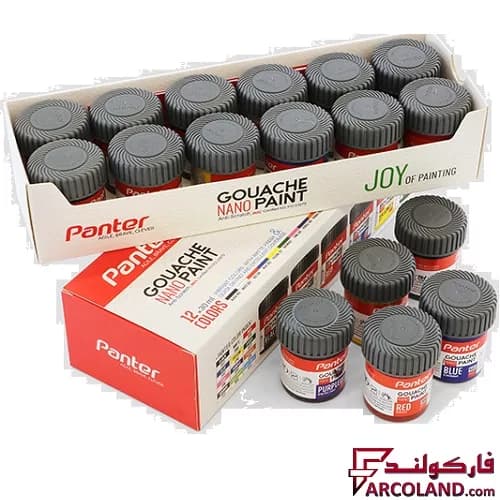 گواش 12 رنگ پنتر مدل نانو پوشرنگ کد GP711 — تصویر ۲