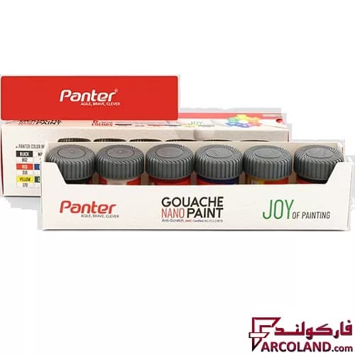 گواش 6 رنگ پنتر مدل نانو پوشرنگ کد GP711 — تصویر ۲