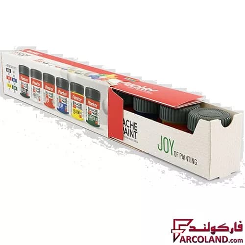 گواش 6 رنگ پنتر مدل نانو پوشرنگ کد GP711 — تصویر ۴