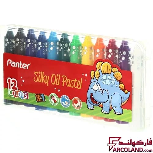 پاستل روغنی 12 رنگ پنتر مدل SOP721 — تصویر ۳