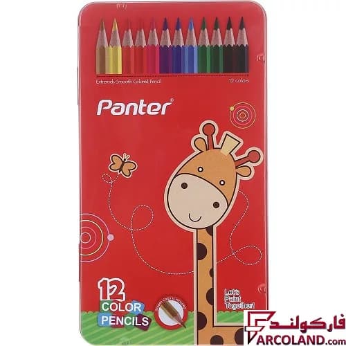 مداد رنگی 36 رنگ پنتر جعبه فلزی کد MCP103 — تصویر ۶