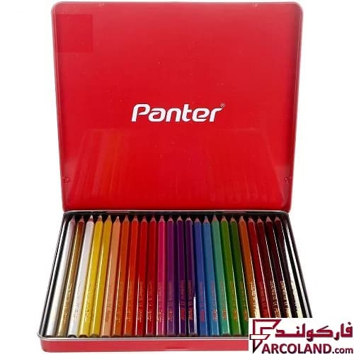 مداد رنگی 36 رنگ پنتر جعبه فلزی کد MCP103 — تصویر ۳