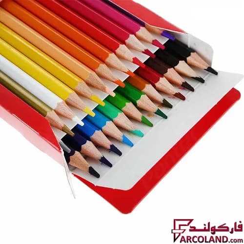 مداد رنگی 36 رنگ پنتر جعبه مقوایی کد PCP103 — تصویر ۱۲