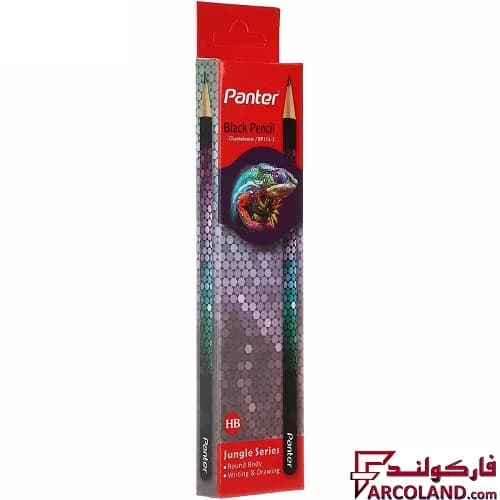 مداد پنتر مدل BP113 طرح Chameleons سری Jungle بسته 12 عددی — تصویر ۳