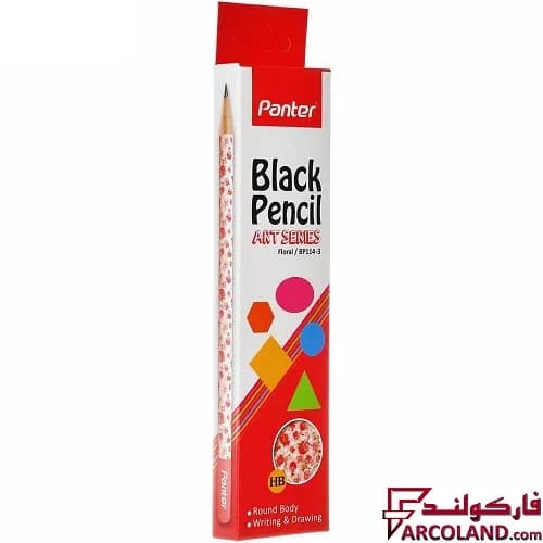 مداد پنتر مدل BP114 طرح Floral سری Art بسته 12 عددی — تصویر ۳