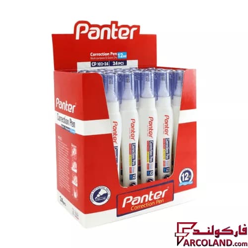 لاک غلط گیر قلمی پنتر مدل CP102 حجم 12ml بسته 24 عددی