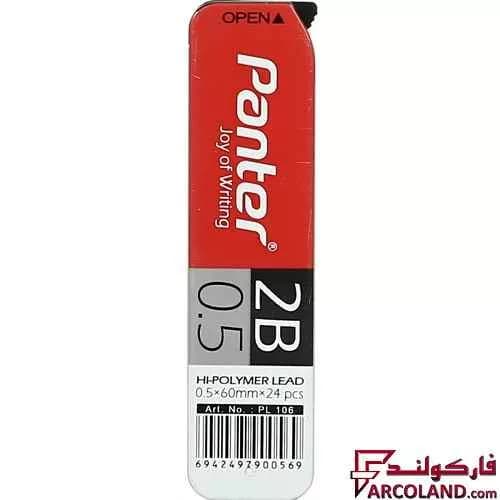 نوک مداد نوکی 0.5 میلی متری پنتر کد PL106 بسته 12 عددی — تصویر ۳