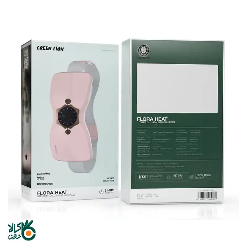 ماساژور شکم مخصوص قاعدگی گرین لاین مدل Green Lion Flora Heat — تصویر ۳