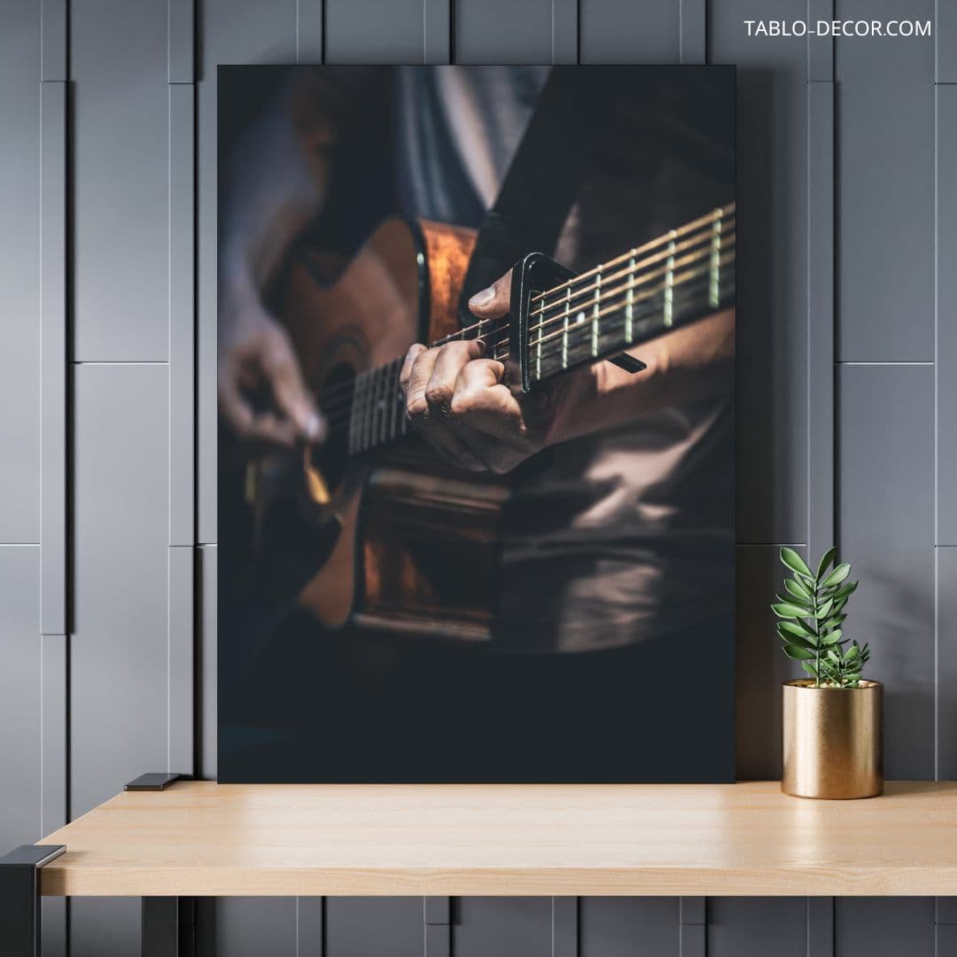 تابلو گیتار زدن play guitar