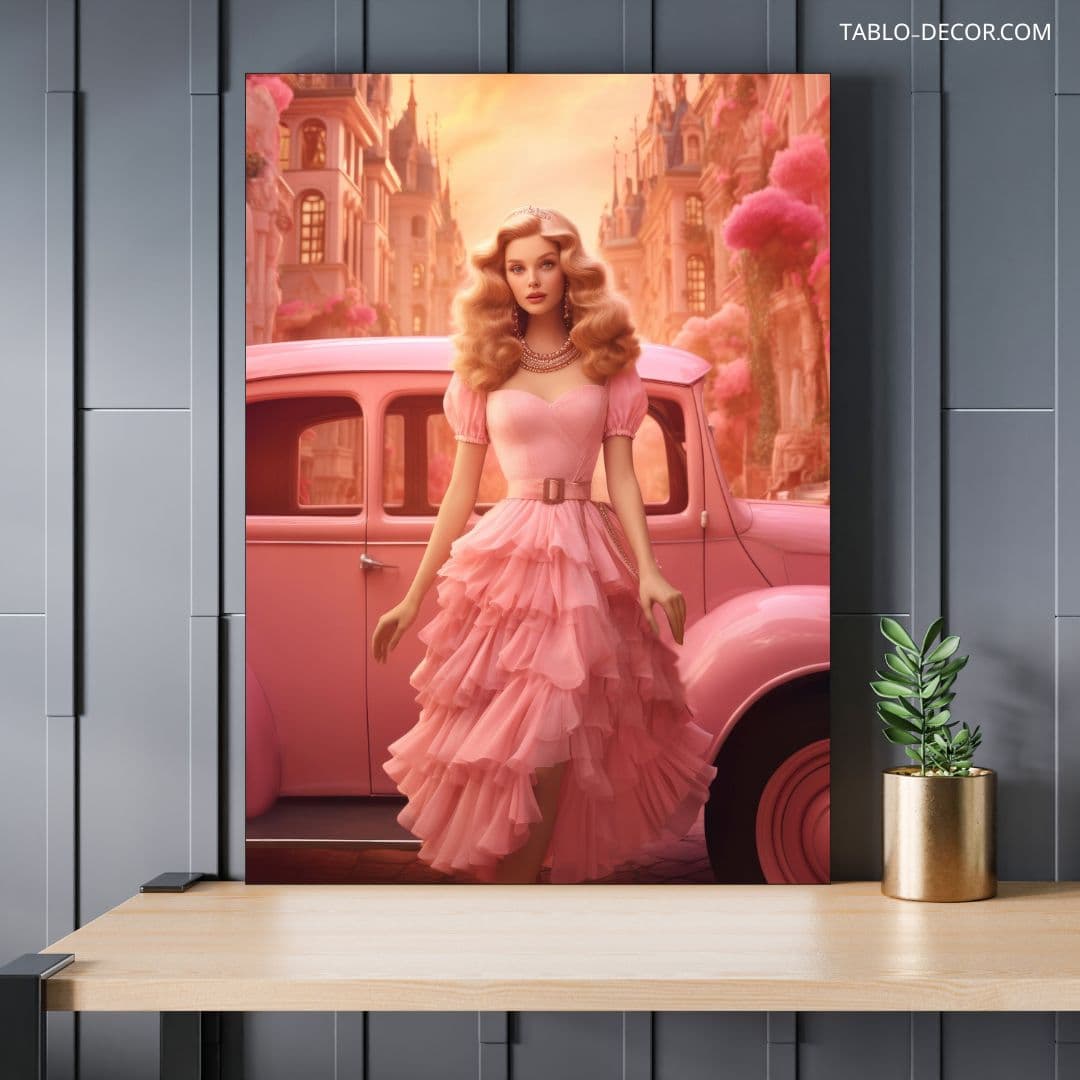 تابلو باربی barbie