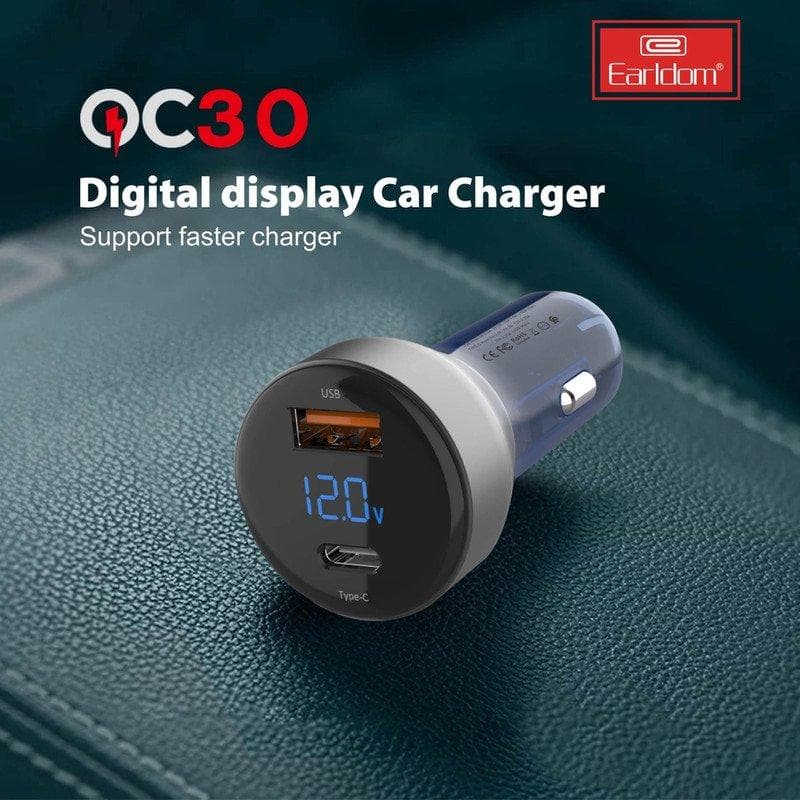 شارژر فندکی ارلدام مدل ES-CC10 63W به همراه کابل Type-c to Type-c — تصویر ۴