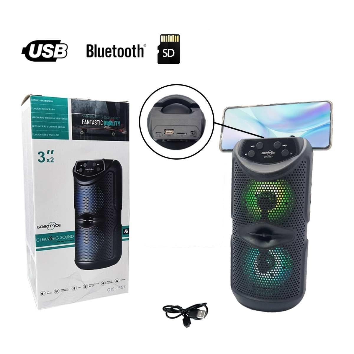 اسپیکر بلوتوثی قابل حمل GTS-1557 — تصویر ۷