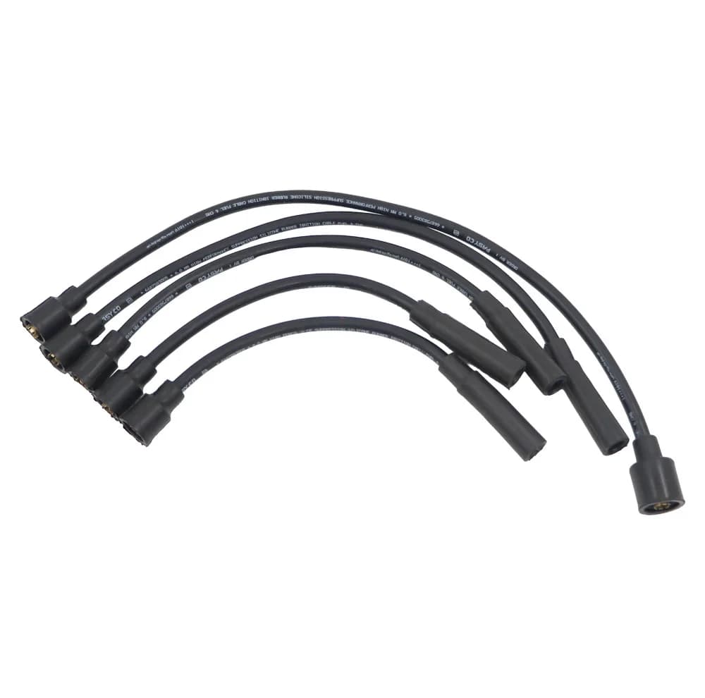 وایر شمع پاسیکو مدل 8 میل سیلیکون سربرج کد P2437 مناسب برای وانت پیکان و پیکان کاربراتوری بسته 5 عددی