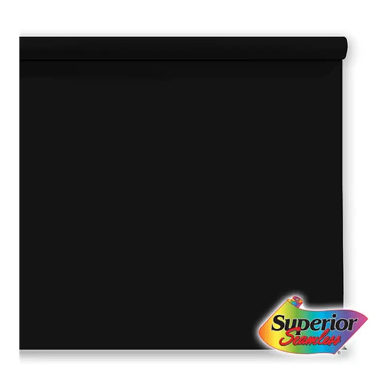 فون بک گراند عکاسی کاغذی Jet Black کد 44 — تصویر ۲