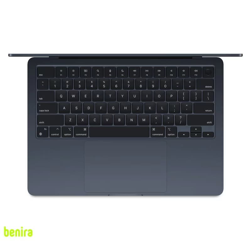 لپتاپ 13.6 اینچی اپل مدل MacBook Air MDHE4 2026 LLA با پردازنده 10 هستهای M5، رم 16 گیگابایت، حافظه SSD با ظرفیت 512 گیگابایت، نمایشگر Liquid Retina، دوربین 12 مگاپیکسلی Center Stage و پشتیبانی از Wi- — تصویر ۳