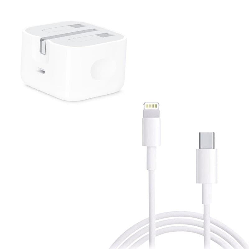 شارژر دیواری 20 وات مدل IPHONE 14 pro max به همراه کابل pd — تصویر ۴