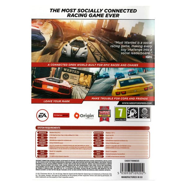 بازی Need For Speed:Most Wanted مخصوص Xbox 360 — تصویر ۴
