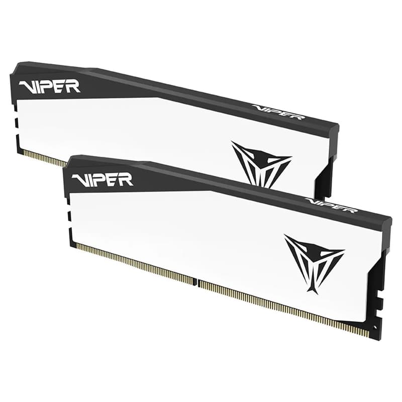 رم دسکتاپ DDR5 دو کاناله 6000 مگاهرتر PATRIOT VIPER ELITE5 WHITE ظرفیت 32 گیگابایت CL30 — تصویر ۴