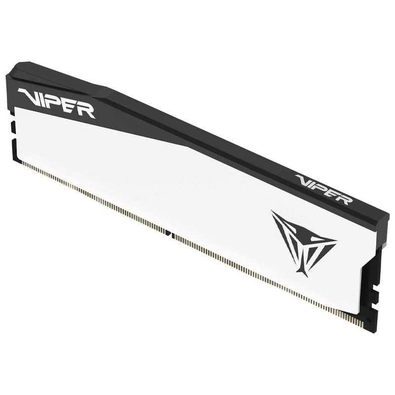 رم دسکتاپ DDR5 تک کاناله ۶۰۰۰ مگاهرتر PATRIOT VIPER ELITE5 WHITE ظرفیت 16 گیگابایت CL30 — تصویر ۳