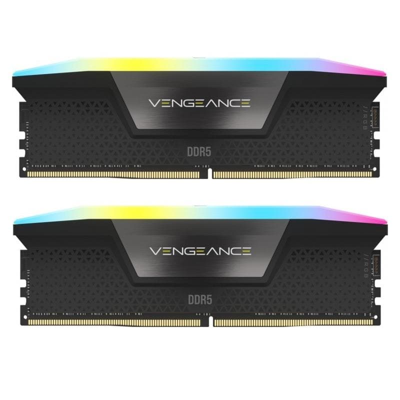 رم دسکتاپ DDR5 دو کاناله 5200 مگاهرتز کورسیر مدل VENGEANCE RGB ظرفیت 96 گیگابایت