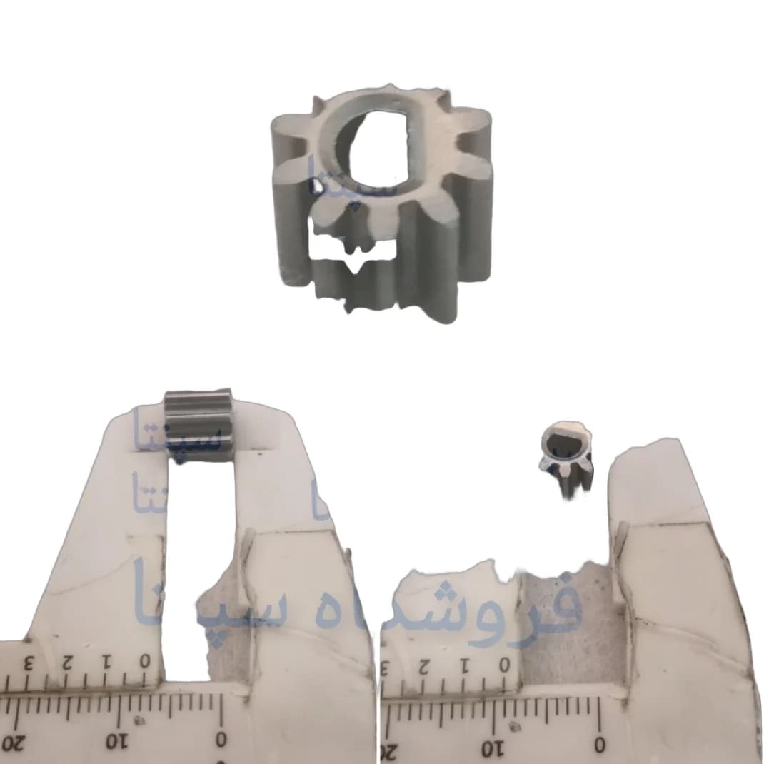 چرخ دنده سر موتور خردکن (مطابق تصویر) چرخ دنده خردکن چرخ دنده موتور خردکن