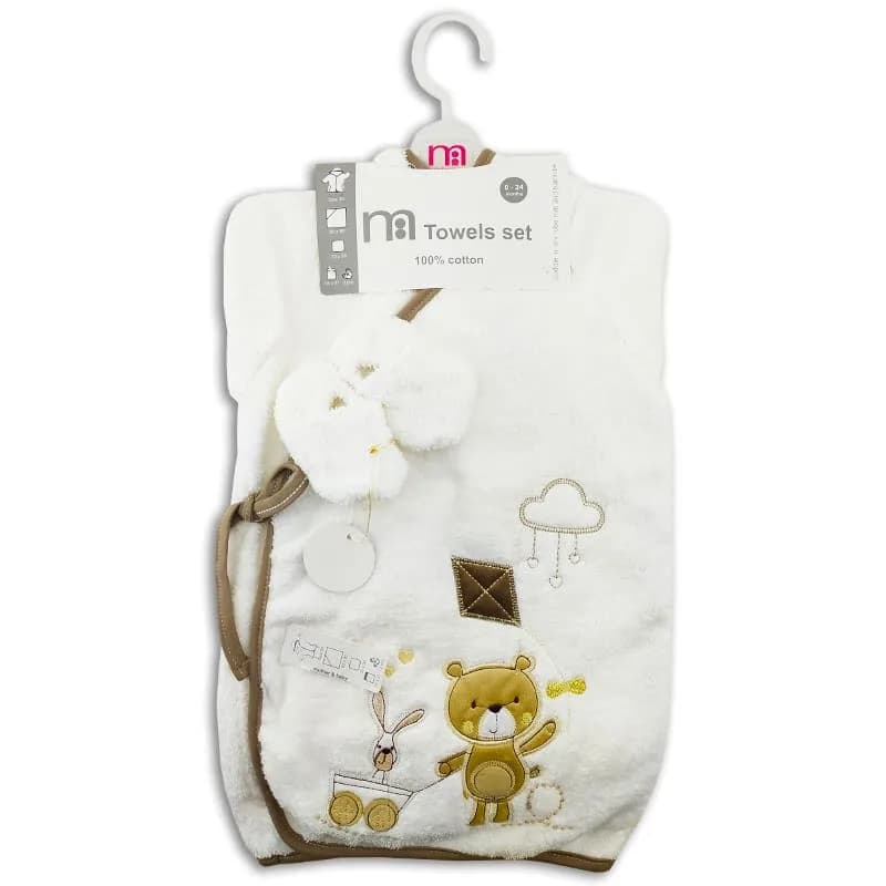 ست حوله تن پوش طرح خرس و خرگوش مادرکر Mothercare — تصویر ۴