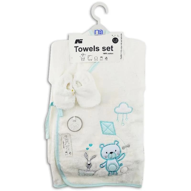 ست حوله تن پوش طرح خرس و خرگوش مادرکر Mothercare
