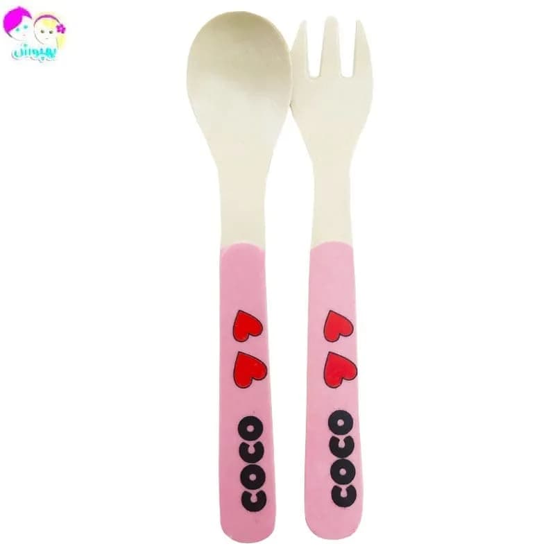 سرویس غذاخوری پنج تکه بامبو طرح حیوانات Coco — تصویر ۲
