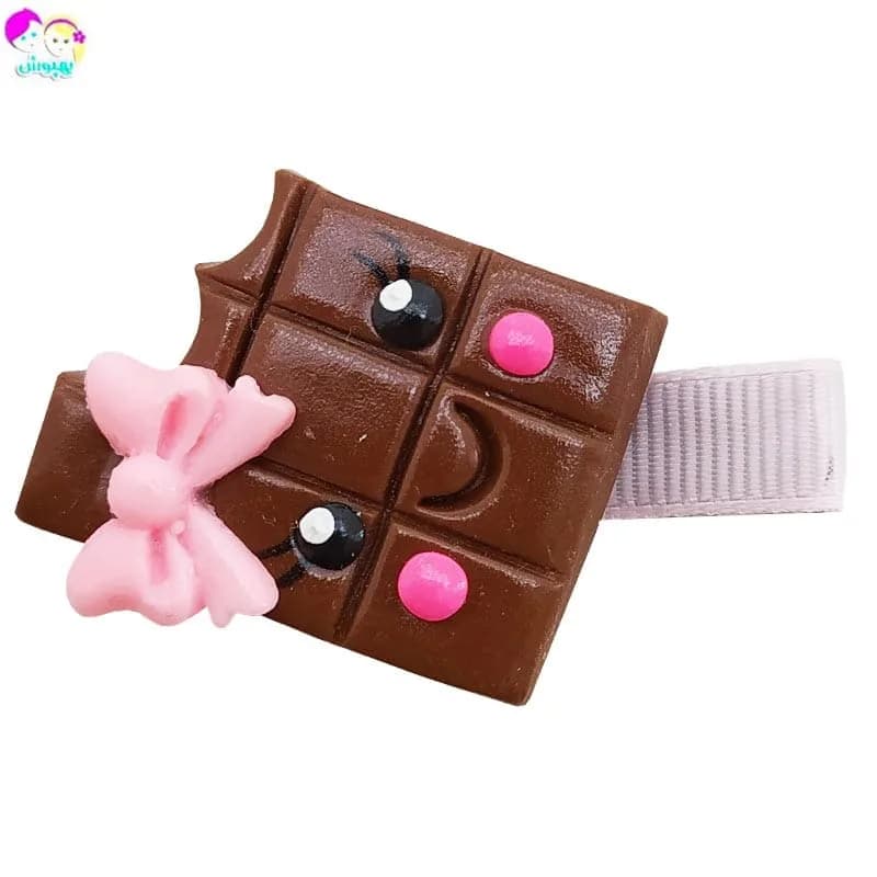 گیره سر دخترانه دونات و شکلات Perance hairbows — تصویر ۳