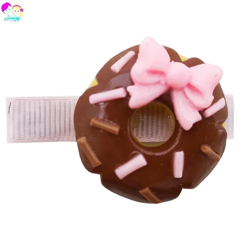 گیره سر دخترانه دونات و شکلات Perance hairbows — تصویر ۲