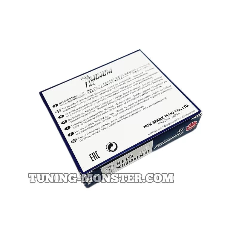شمع سوزنی پایه کوتاه ایریدیم NGK 6418-BKR6EIX اصل ژاپن — تصویر ۳