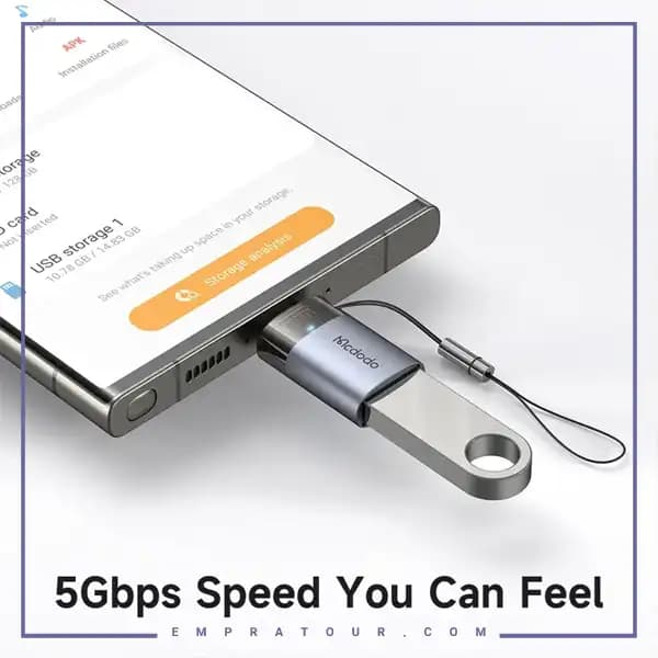 تبدیل otg تایپ سی مک دودو OT-7400 — تصویر ۴