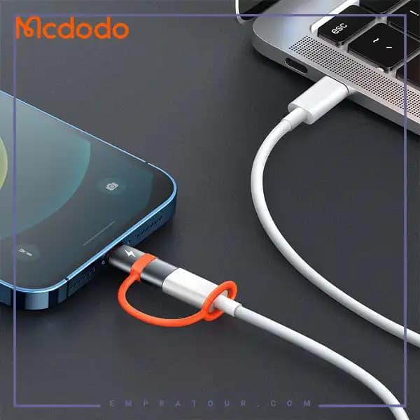 تبدیل تایپ سی به لایتنینگ مک دودو OT-0510 — تصویر ۵